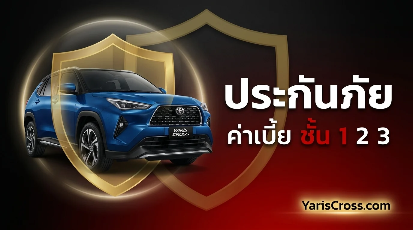 Yaris Cross ประกันภัย 2026 — ค่าเบี้ยประกันชั้น 1 2 3 เท่าไหร่