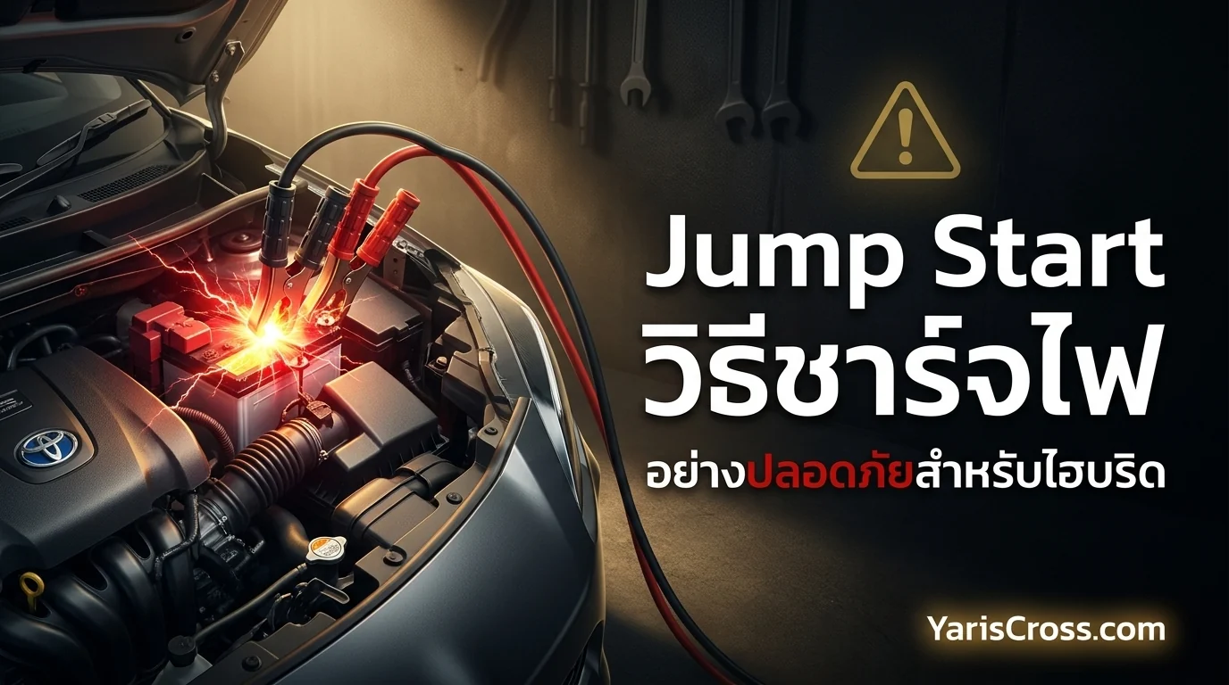 วิธี Jump Start Toyota Yaris Cross Hybrid อย่างปลอดภัย