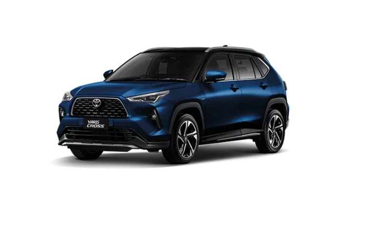 Toyota Yaris Cross สี Dark Turquoise หลังคาดำทูโทน