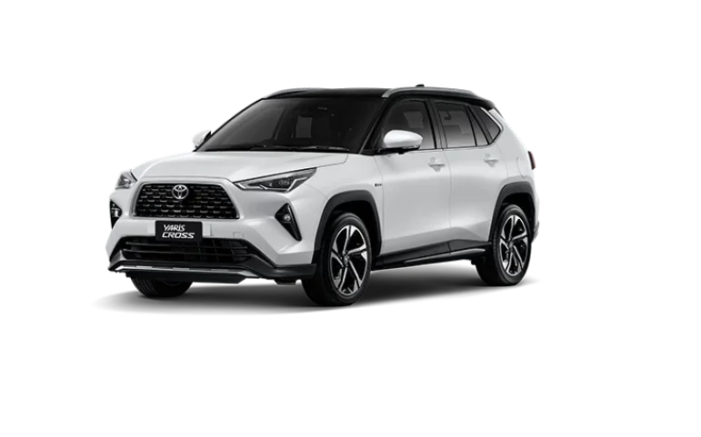 Toyota Yaris Cross สี Platinum White Pearl หลังคาดำทูโทน