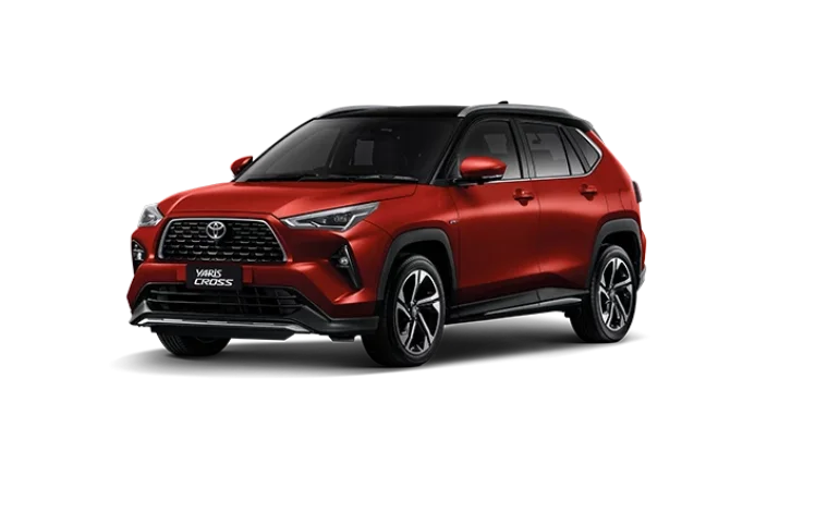 Yaris Cross สีแดง Spicy Scarlet